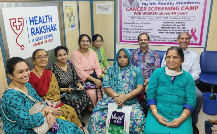  Successful Cancer Detection Camp for Women conducted on 11th July in the memory of Dr. V. R. Prabhu