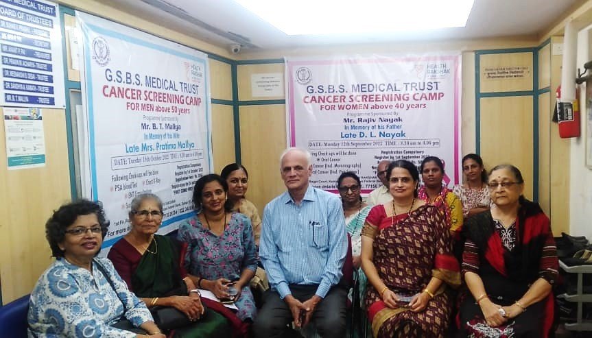 16th Successful Cancer Detection Camp for Women conducted on 12th September