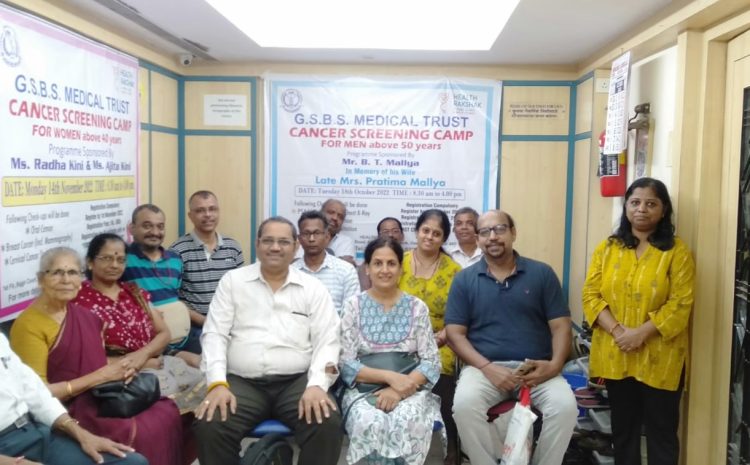  First Cancer Camp for Men successfully conducted on 18th October 2022