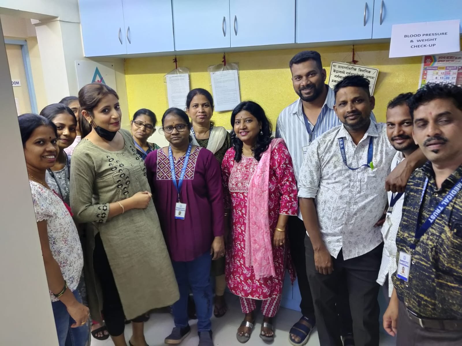 Free Medical Camp conducted at the Dharavi Centre of GSBS Medical Trust