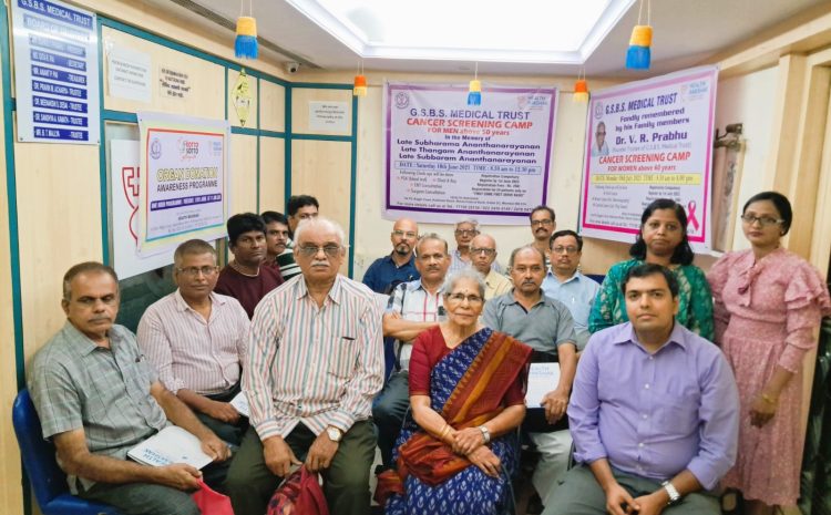  Fifth Cancer Detection Camp for Men successfully conducted on 10th June 2023