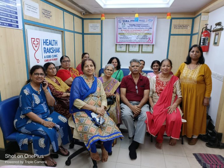 22nd Successful Cancer Detection Camp for Women above the age of 40