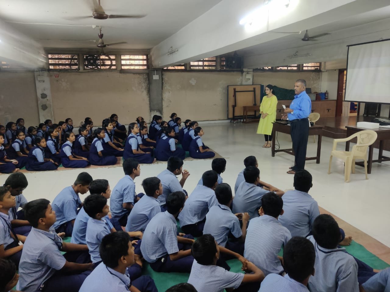 Tobacco Cessation Programme conducted at Dr. D. B. Kulkarni Vidyalay
