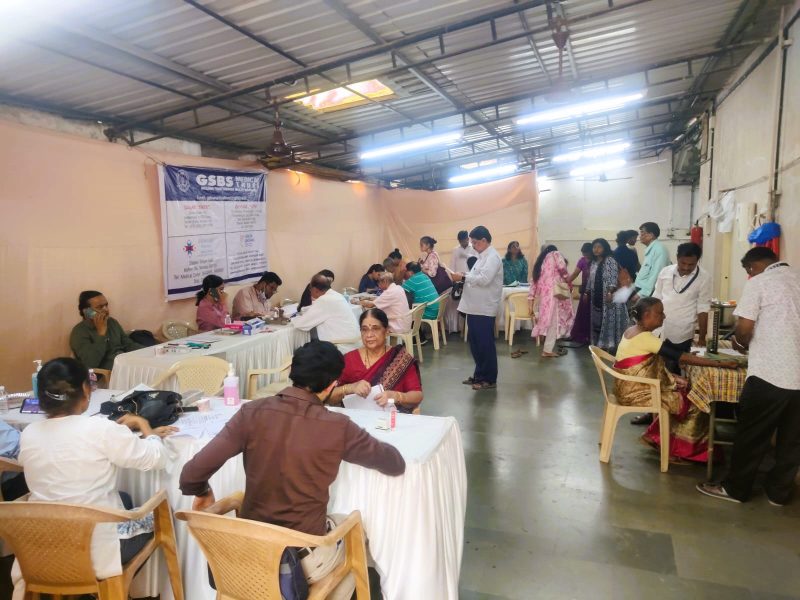Health Camp Kreeda Mandir 5th November - GSBS Medical Trust