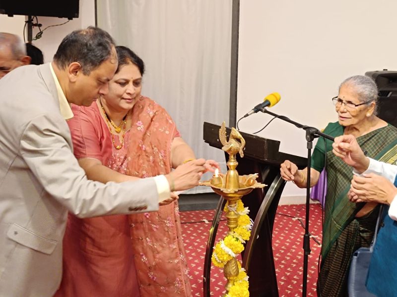 Shri Vivek Kamath and Smt Vijaya Kamath - Chief Guests - GSBS Medical Trust - Golden Jubilee Celebrations