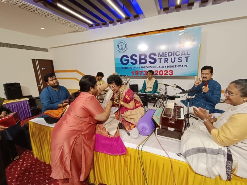 Smt Vijaya Kamath and Padmashri Padmaja Phenany Joglekar