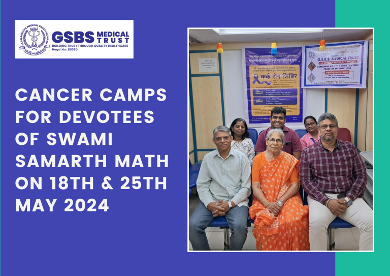 Cancer Detection Camps for Devotees of Swami Samarth Math