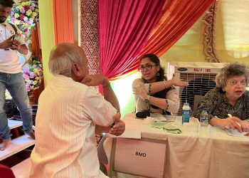 Free Medical Camp at the 70th GSB Ganeshotsav at Wadala Ram Mandir - GSBS Medical Trust