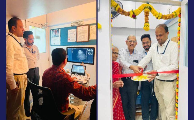  Inauguration of Sonography machine with Color Doppler at Dadar Centre