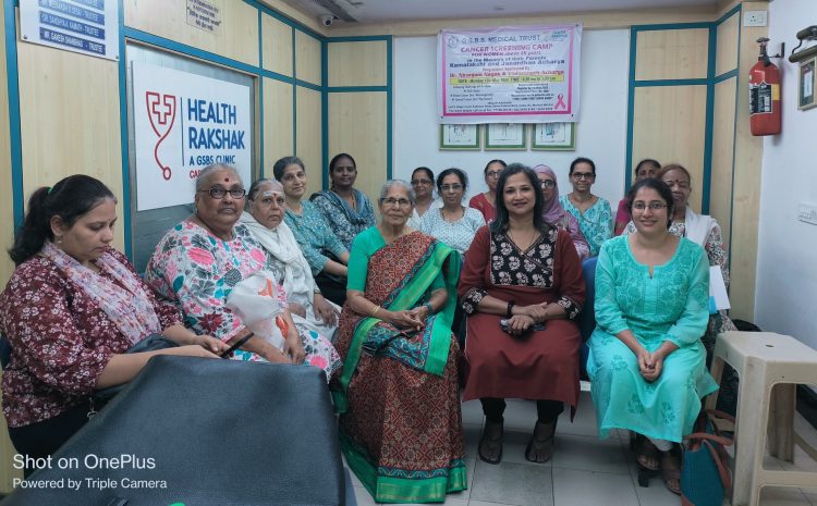Successful Cancer Screening Camp for Women on 12th May 2025