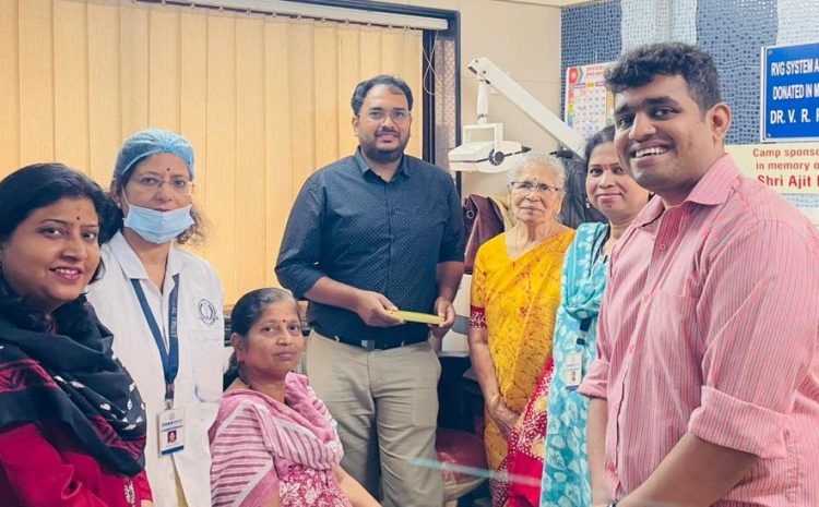  GSBS Medical Trust Conducts Oral Cancer Screening Camp at Dharavi