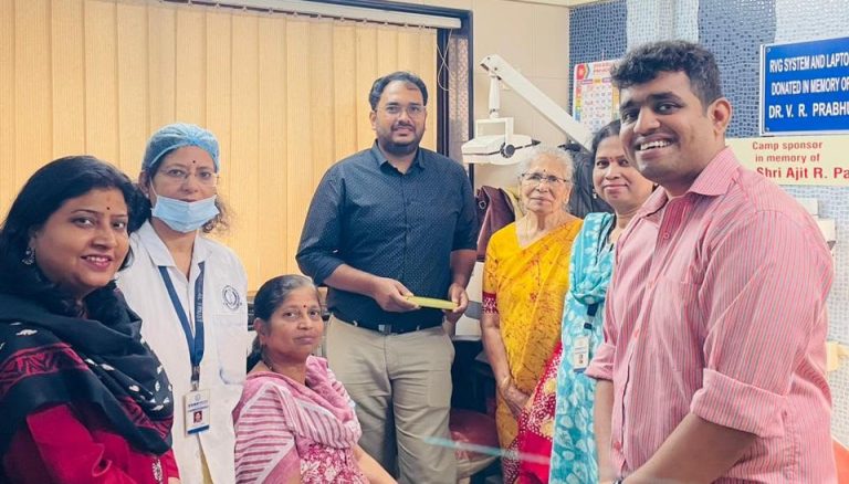 GSBS Medical Trust Conducts Oral Cancer Screening Camp at Dharavi