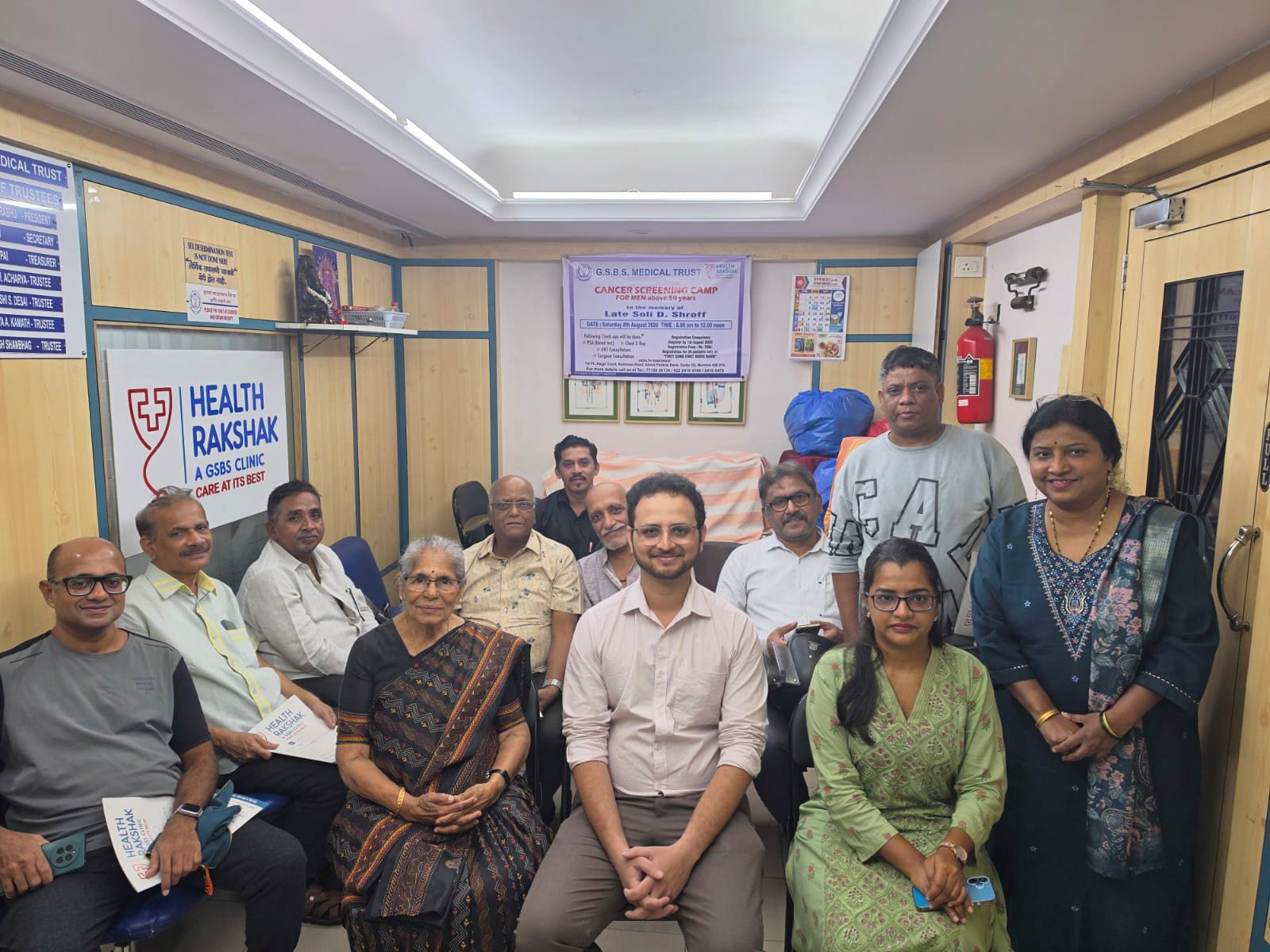 Successful Completion of Men’s Cancer Detection Camp held on 8th August, 2026