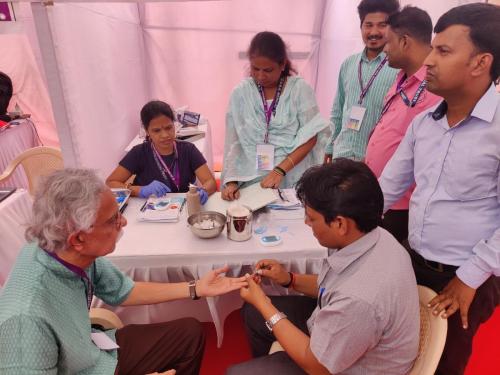 Testing and Consultation at the Medical Camp